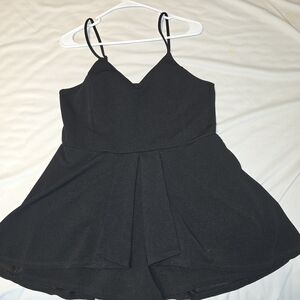 No Boundaries Black Textured Sleeveless Top